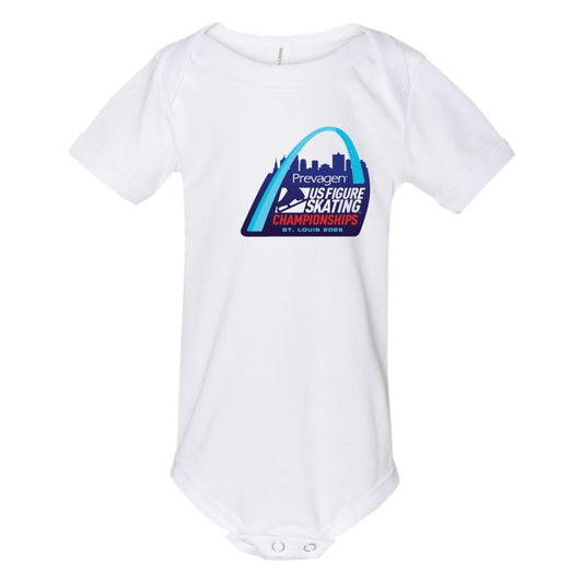 2026 U.S. Figure Skating Championships Bella + Canvas Baby Jersey One Piece