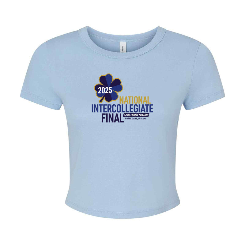 2025 Intercollegiate Final Bella + Canvas Ladies' Micro Ribbed Baby Tee