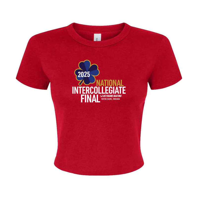 2025 Intercollegiate Final Bella + Canvas Ladies' Micro Ribbed Baby Tee