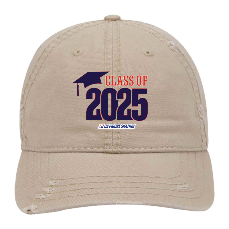 Class of 2025 OTTO CAP 6 Panel Low Profile Dad Hat Navy Logo