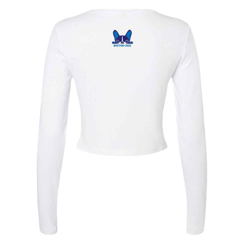 World Figure Skating Championships® 2025, Bella + Canvas Ladies' Micro Ribbed Long Sleeve Baby Tee