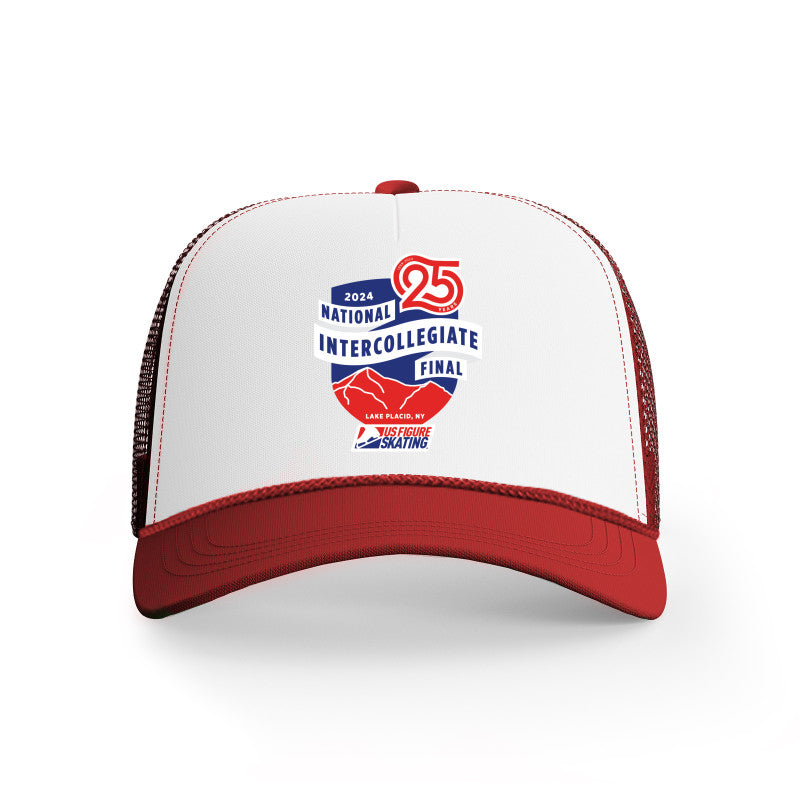 2024 National Intercollegiate Final, 5 Panel High Crown Mesh Back Trucker Hat