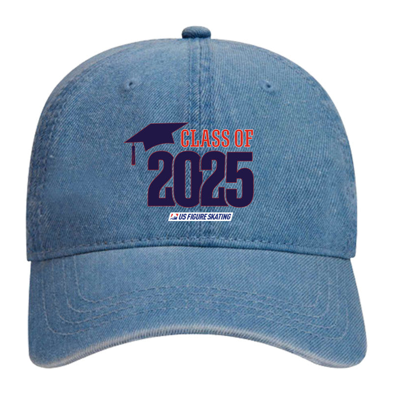 Class of 2025 OTTO CAP 6 Panel Low Profile Dad Hat Navy Logo