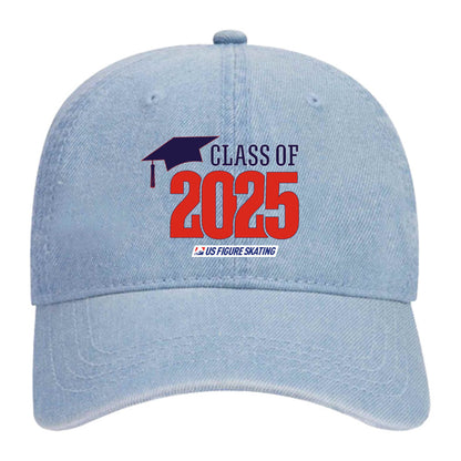 Class of 2025 OTTO CAP 6 Panel Low Profile Dad Hat Red Logo