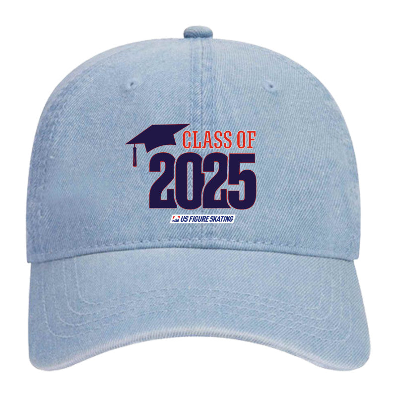 Class of 2025 OTTO CAP 6 Panel Low Profile Dad Hat Navy Logo