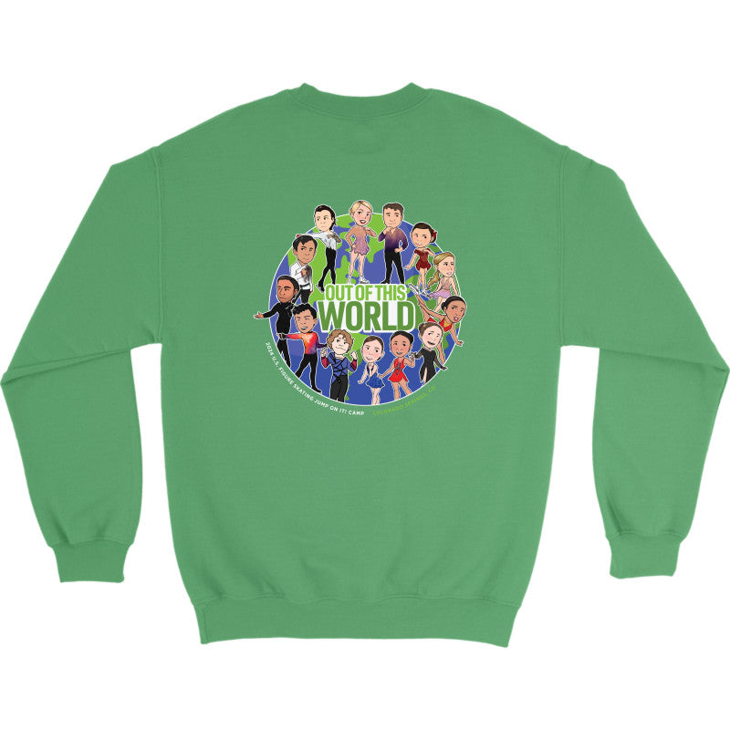 Jump On It! Camp Out of this World, Gildan Heavy Blend Crewneck sweatshirt