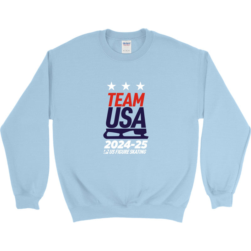 2024-25 Team USA, Embroidered Color Crewneck sweatshirt