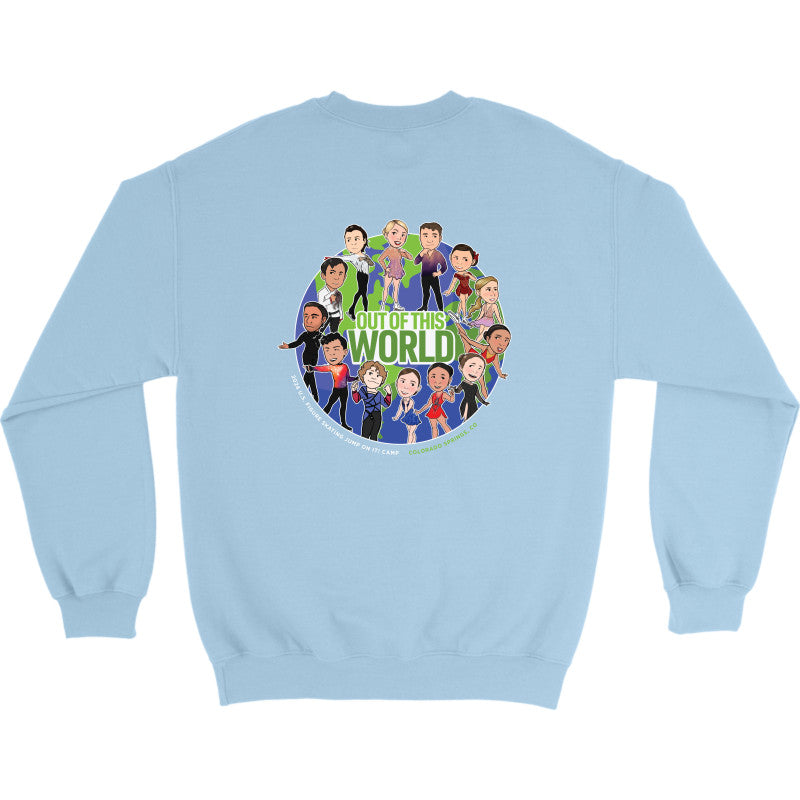 Jump On It! Camp Out of this World, Gildan Heavy Blend Crewneck sweatshirt