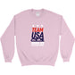 2024-25 Team USA, Embroidered Color Crewneck sweatshirt