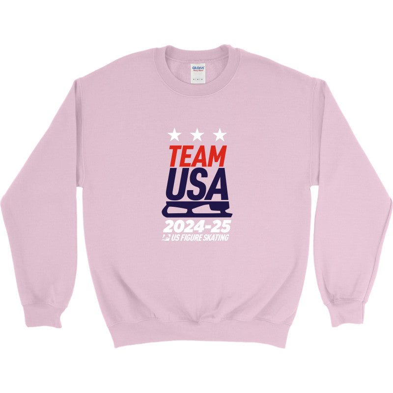 2024-25 Team USA, Embroidered Color Crewneck sweatshirt