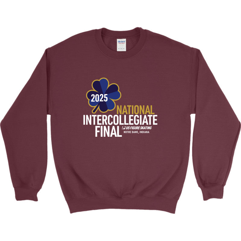 2025 Intercollegiate Final Gildan Heavy Blend Crewneck sweatshirt