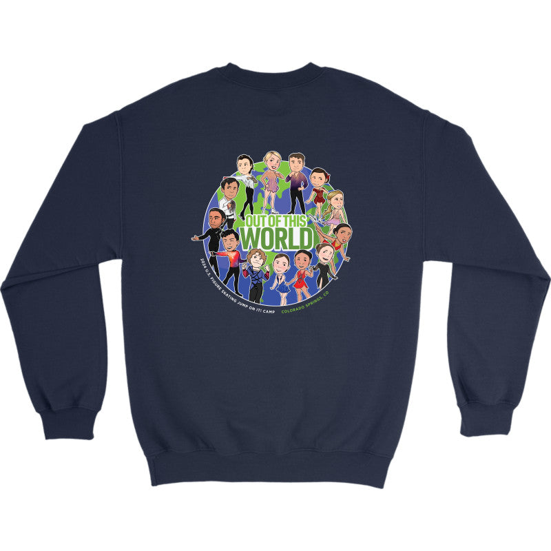 Jump On It! Camp Out of this World, Gildan Heavy Blend Crewneck sweatshirt