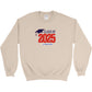 Class of 2025 Embroidered Gildan Heavy Blend Crewneck sweatshirt Red Logo