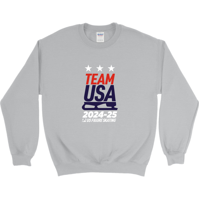 2024-25 Team USA, Embroidered Color Crewneck sweatshirt