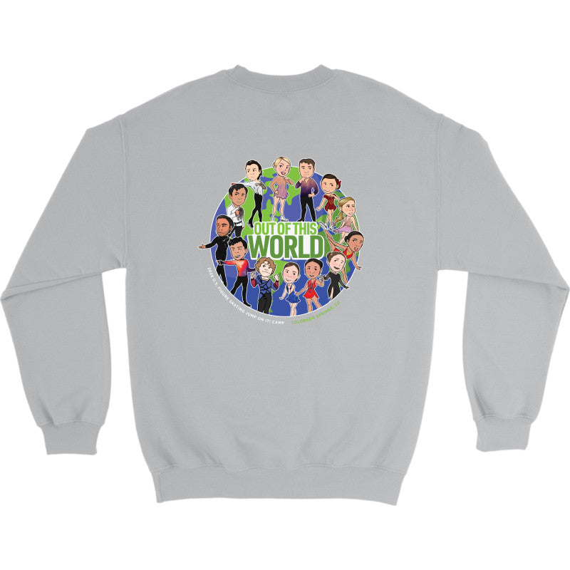 Jump On It! Camp Out of this World, Gildan Heavy Blend Crewneck sweatshirt