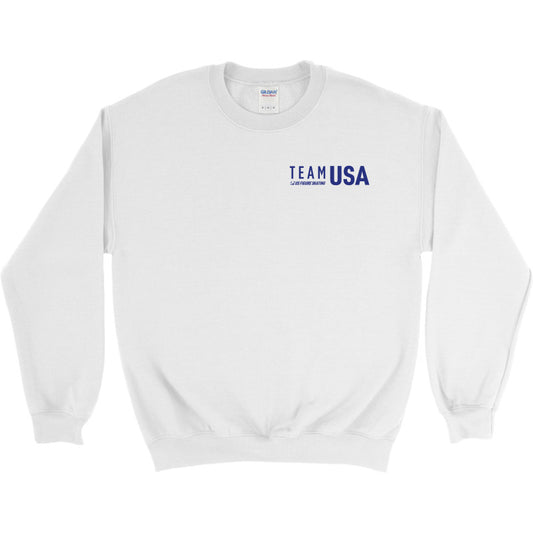 Team USA White Crewneck