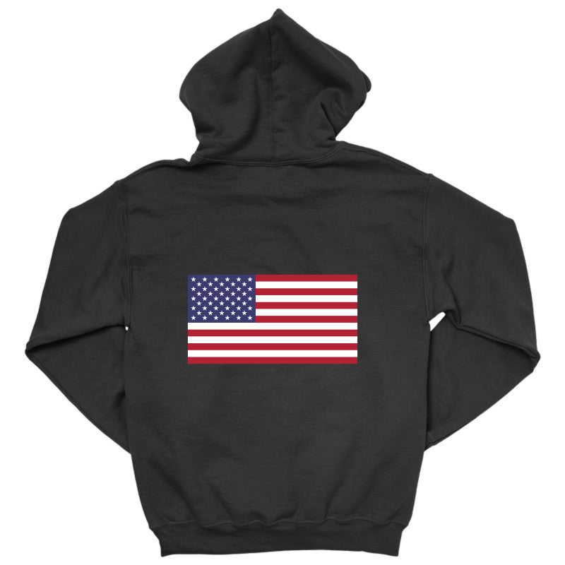 Team USA, Gildan Heavy Blend Hoodied Sweatshirt with Flag