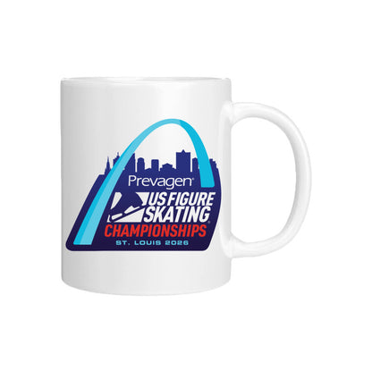 2026 U.S. Figure Skating Championships White Coffee Mug 11 oz