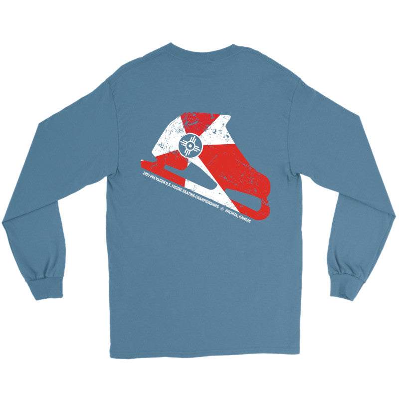 2025 U.S. Figure Skating Championships Gildan Adult Ultra Cotton Long-Sleeve T-shirt