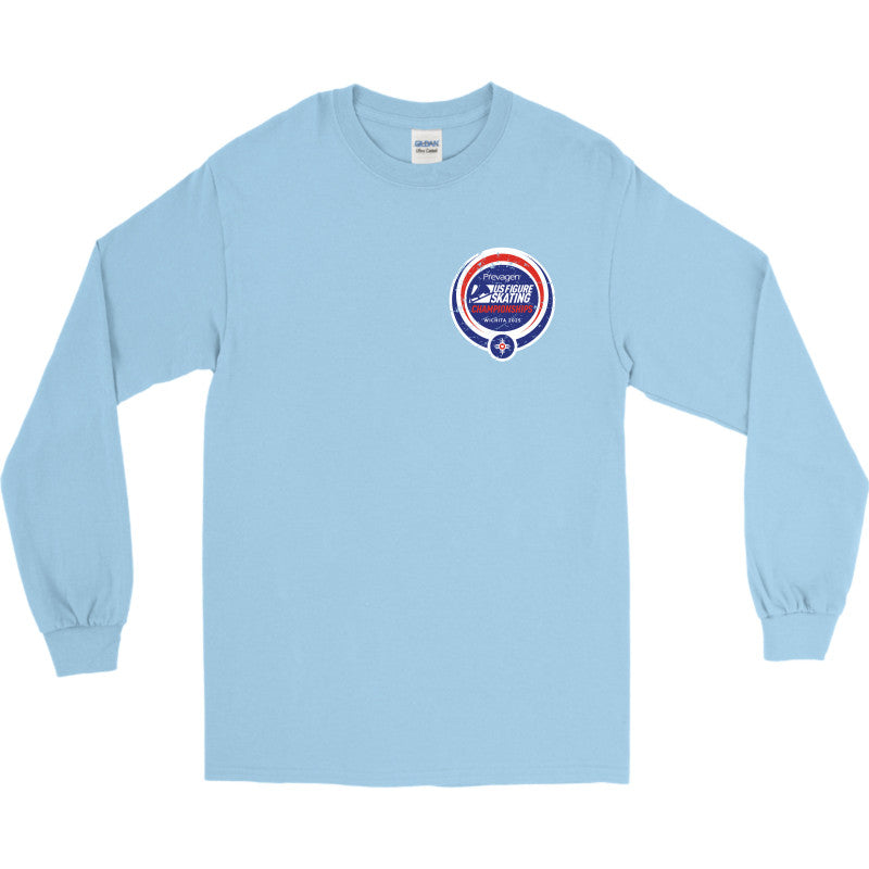 2025 U.S. Figure Skating Championships Gildan Adult Ultra Cotton Long-Sleeve T-shirt