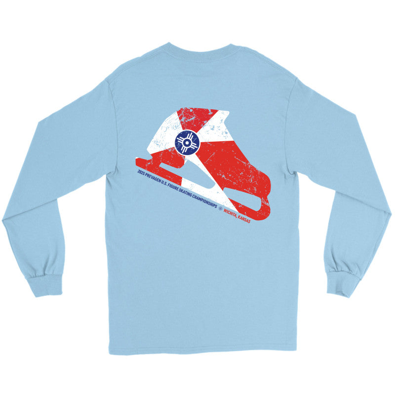 2025 U.S. Figure Skating Championships Gildan Adult Ultra Cotton Long-Sleeve T-shirt