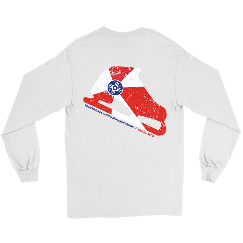 2025 U.S. Figure Skating Championships Gildan Adult Ultra Cotton Long-Sleeve T-shirt