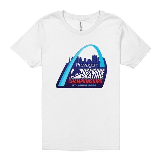 2026 U.S. Figure Skating Championships Bella + Canvas Youth Unisex Jersey Tee