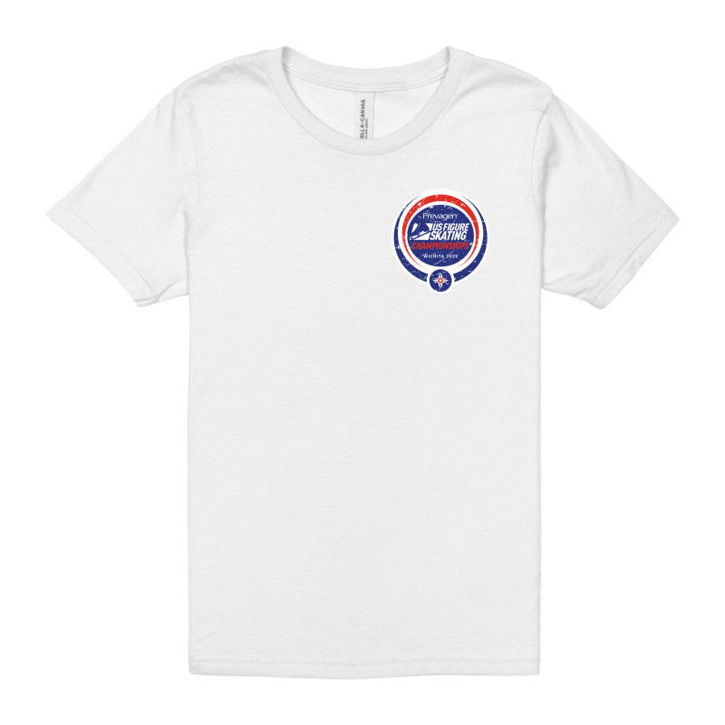 2025 U.S. Figure Skating Championships Bella + Canvas Youth Unisex Jersey Tee