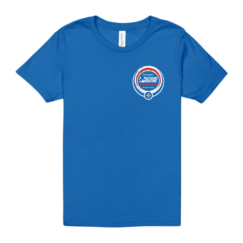 2025 U.S. Figure Skating Championships Bella + Canvas Youth Unisex Jersey Tee