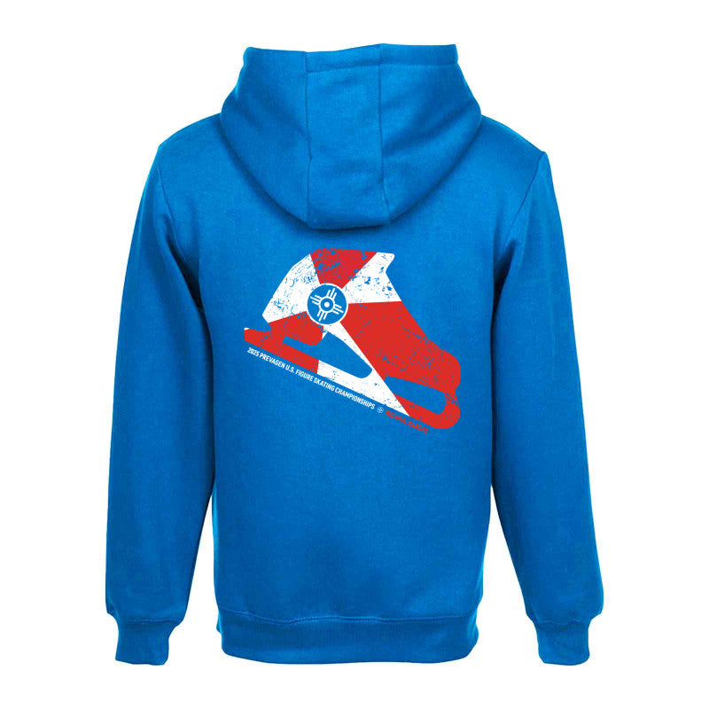 2025 U.S. Figure Skating Championships Threadfast Apparel Unisex Ultimate Fleece Full-Zip Hooded Sweatshirt