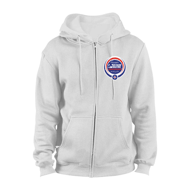 2025 U.S. Figure Skating Championships Threadfast Apparel Unisex Ultimate Fleece Full-Zip Hooded Sweatshirt