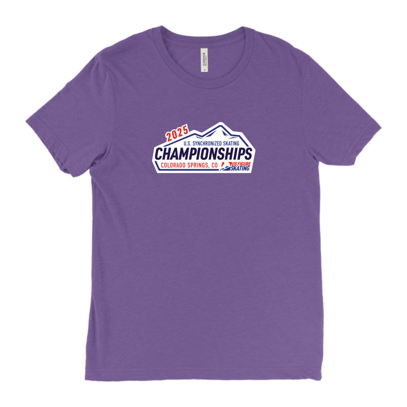 2025 U.S. Synchronized Skating Championships, Bella + Canvas Unisex Triblend T-shirt