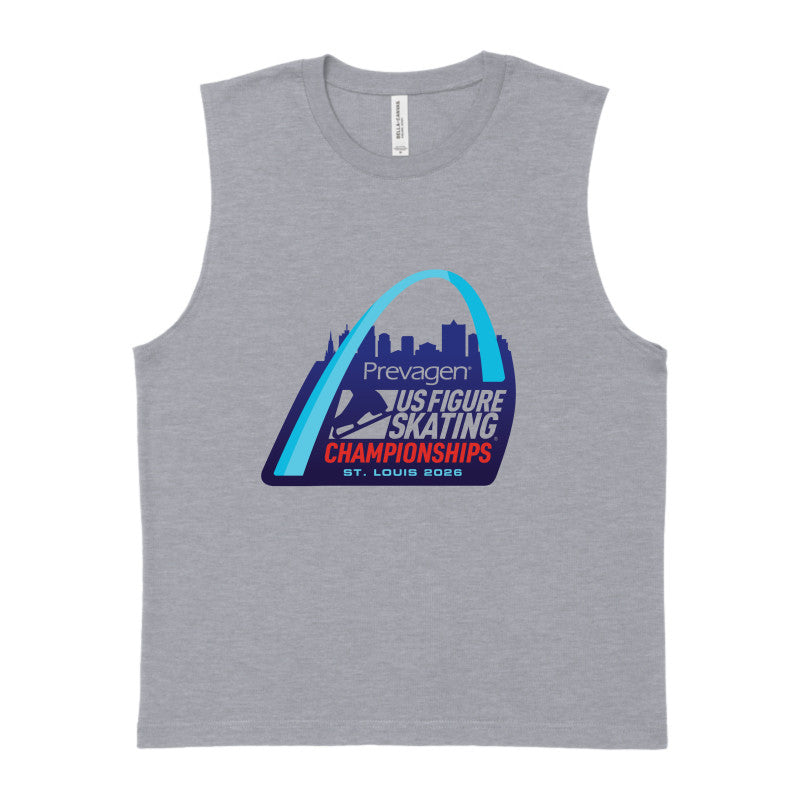 2026 U.S. Figure Skating Championships Bella + Canvas Unisex Jersey Muscle Tank