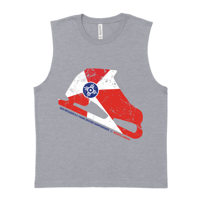 2025 U.S. Figure Skating Championships Bella + Canvas Unisex Jersey Muscle Tank