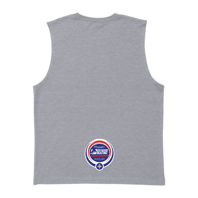 2025 U.S. Figure Skating Championships Bella + Canvas Unisex Jersey Muscle Tank