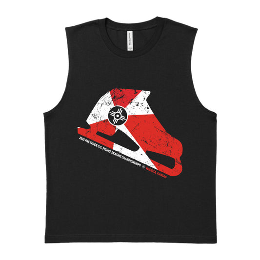 2025 U.S. Figure Skating Championships Bella + Canvas Unisex Jersey Muscle Tank