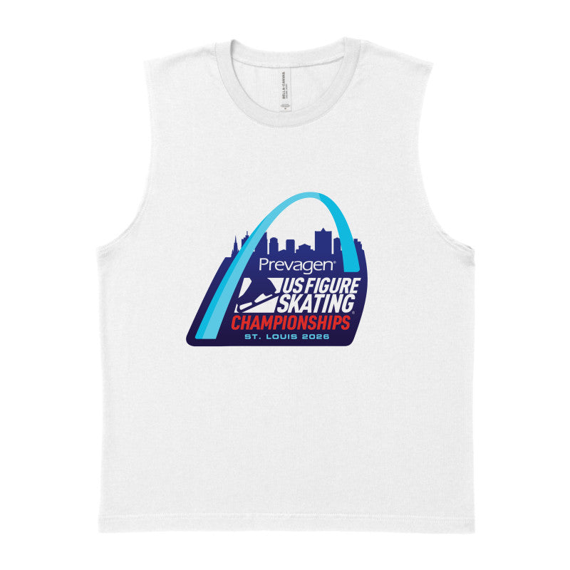 2026 U.S. Figure Skating Championships Bella + Canvas Unisex Jersey Muscle Tank