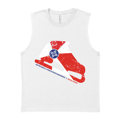 2025 U.S. Figure Skating Championships Bella + Canvas Unisex Jersey Muscle Tank