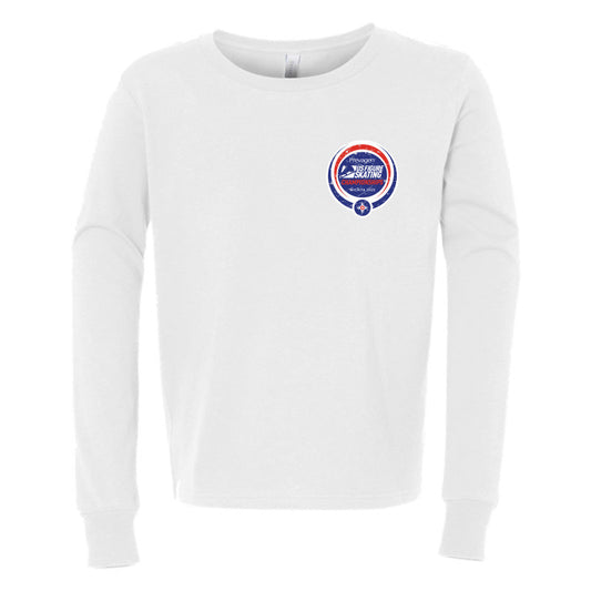 2025 U.S. Figure Skating Championships Bella + Canvas Youth Jersey Long Sleeve Tee