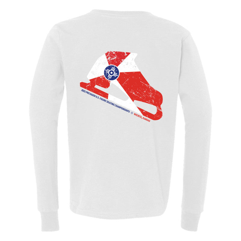 2025 U.S. Figure Skating Championships Bella + Canvas Youth Jersey Long Sleeve Tee