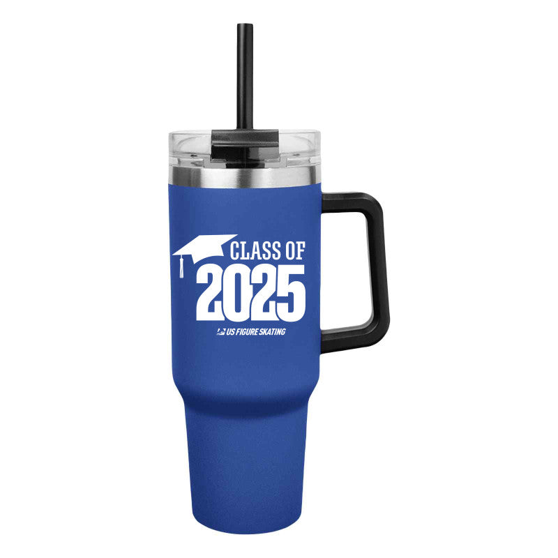 Class of 2025 40 Oz. Intrepid Stainless Steel Tumbler White Logo