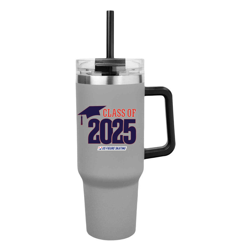 Class of 2025 40 Oz. Intrepid Stainless Steel Tumbler Navy Logo