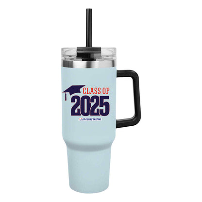 Class of 2025 40 Oz. Intrepid Stainless Steel Tumbler Navy Logo