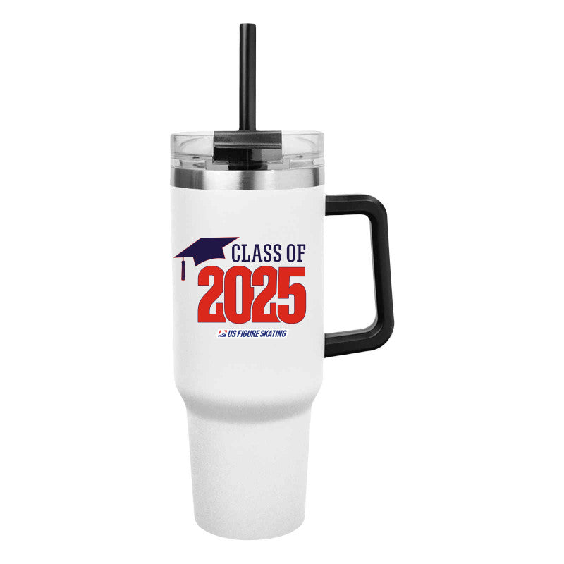 Class of 2025 40 Oz. Intrepid Stainless Steel Tumbler Red Logo