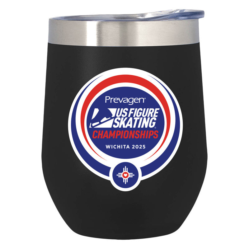 2025 U.S. Figure Skating Championships 12 oz. Vinay Stemless Wine Glass