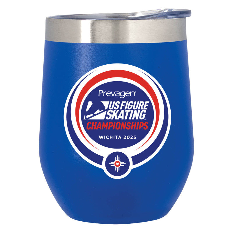 2025 U.S. Figure Skating Championships 12 oz. Vinay Stemless Wine Glass