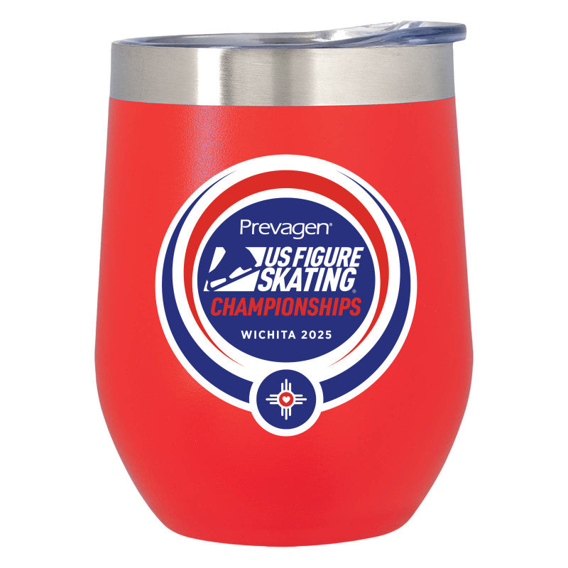 2025 U.S. Figure Skating Championships 12 oz. Vinay Stemless Wine Glass