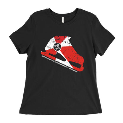 2025 U.S. Figure Skating Championships Bella + Canvas Women's Relaxed Jersey Tee