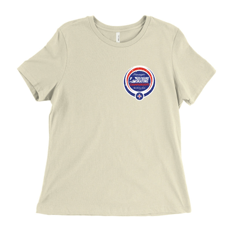 2025 U.S. Figure Skating Championships Bella + Canvas Women's Relaxed Jersey Tee