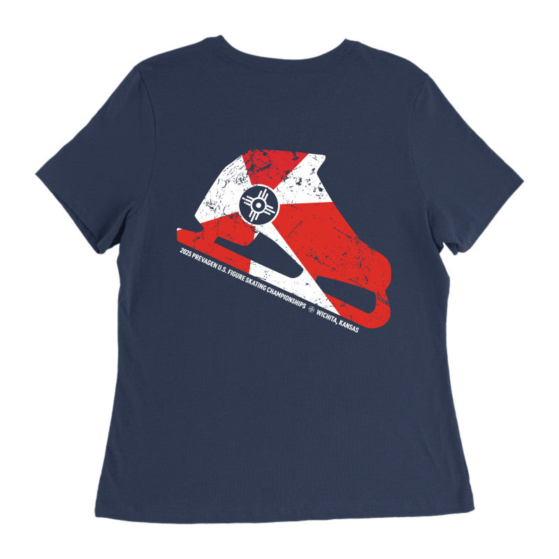 2025 U.S. Figure Skating Championships Bella + Canvas Women's Relaxed Jersey Tee